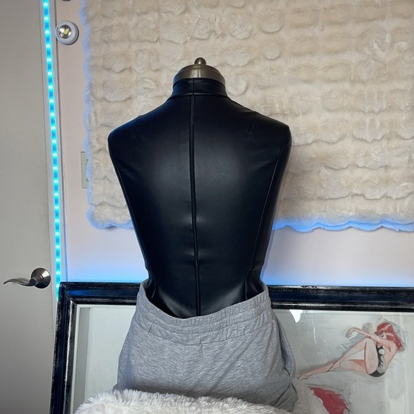 Gray Drawstring Mini Skirt - Picture 6 of 11